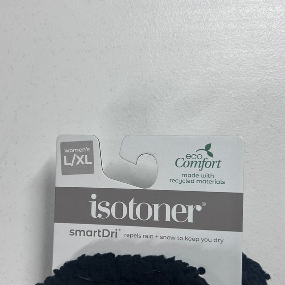 Isotoner Womens Black SmartDRI Gloves Large-XL  EcoComfort NEW - Picture 3 of 7